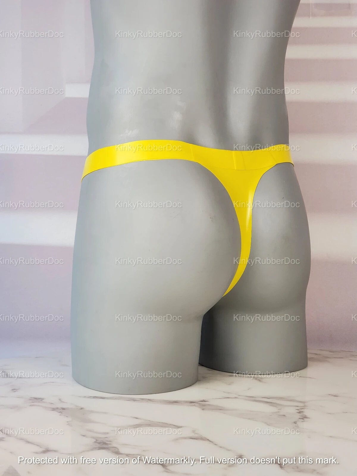 Handmade Latex Rubber Jockstrap or G-String Thong Custom color