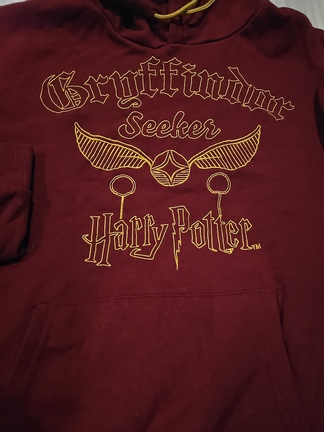 Harry Potter Gryffindor Quidditch Seeker Woman’s M 2 Piece Hoodie/Sweatpant