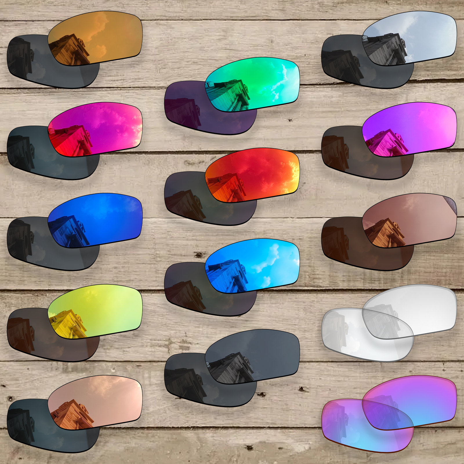 Anti-Scratch Polarized Replacement Lenses for Crosshair 2.0 OO4044 Glasses Opt.