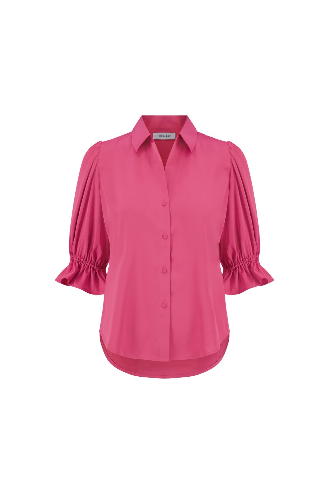 Cindy Ruffle Sleeve Blouse Petal Pink THE NOLI SHOP