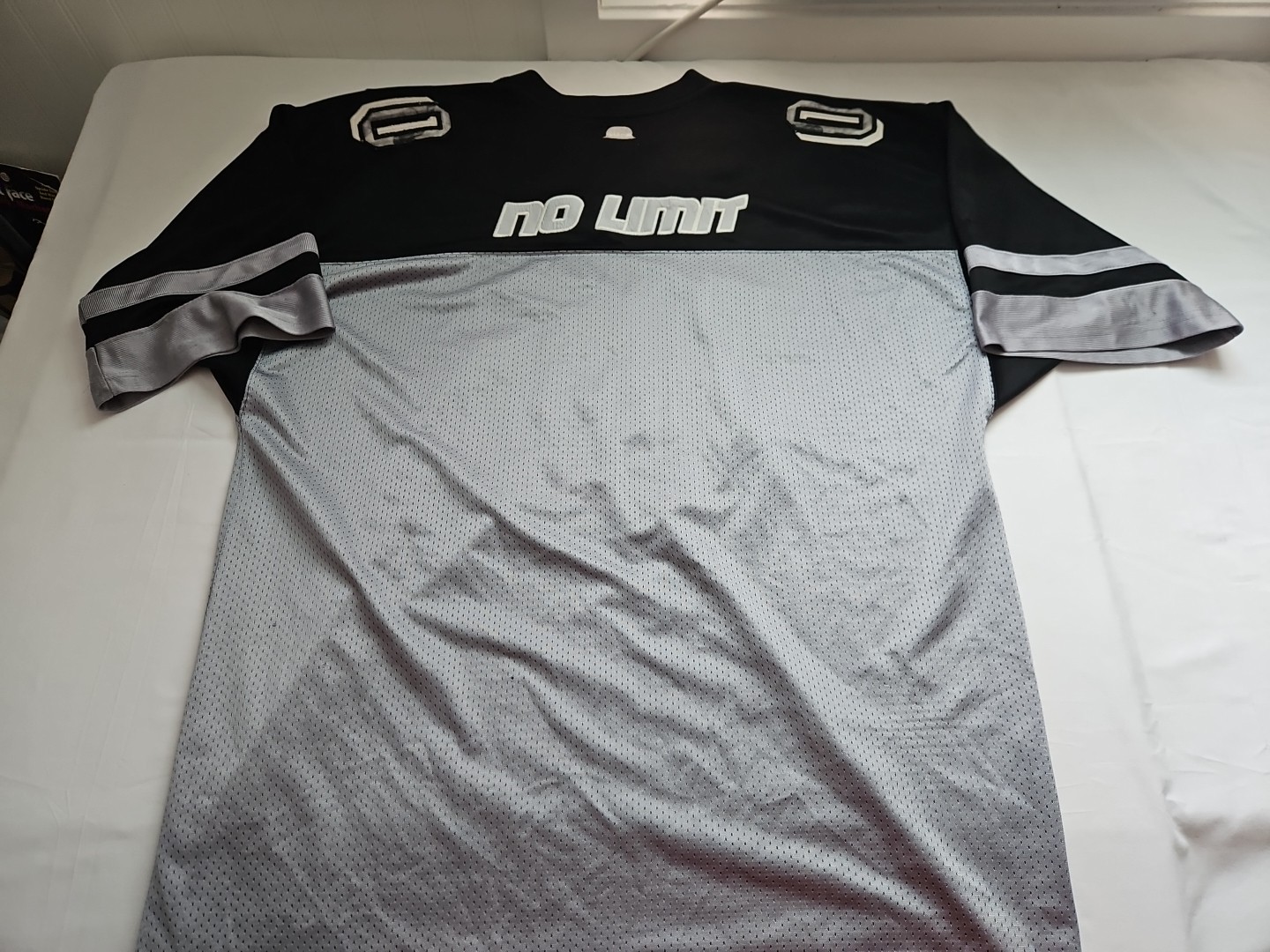 Vtg 90’s Master P No Limit Sports Soldier Gear Football Jersey Sz 2XL 25×33 Rap