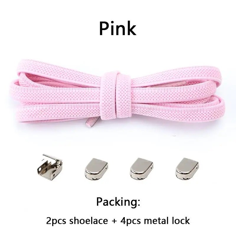 No Tie Elastic Shoe Laces One Size Fits Shoes Shoelaces for Sneakers Shoestrings