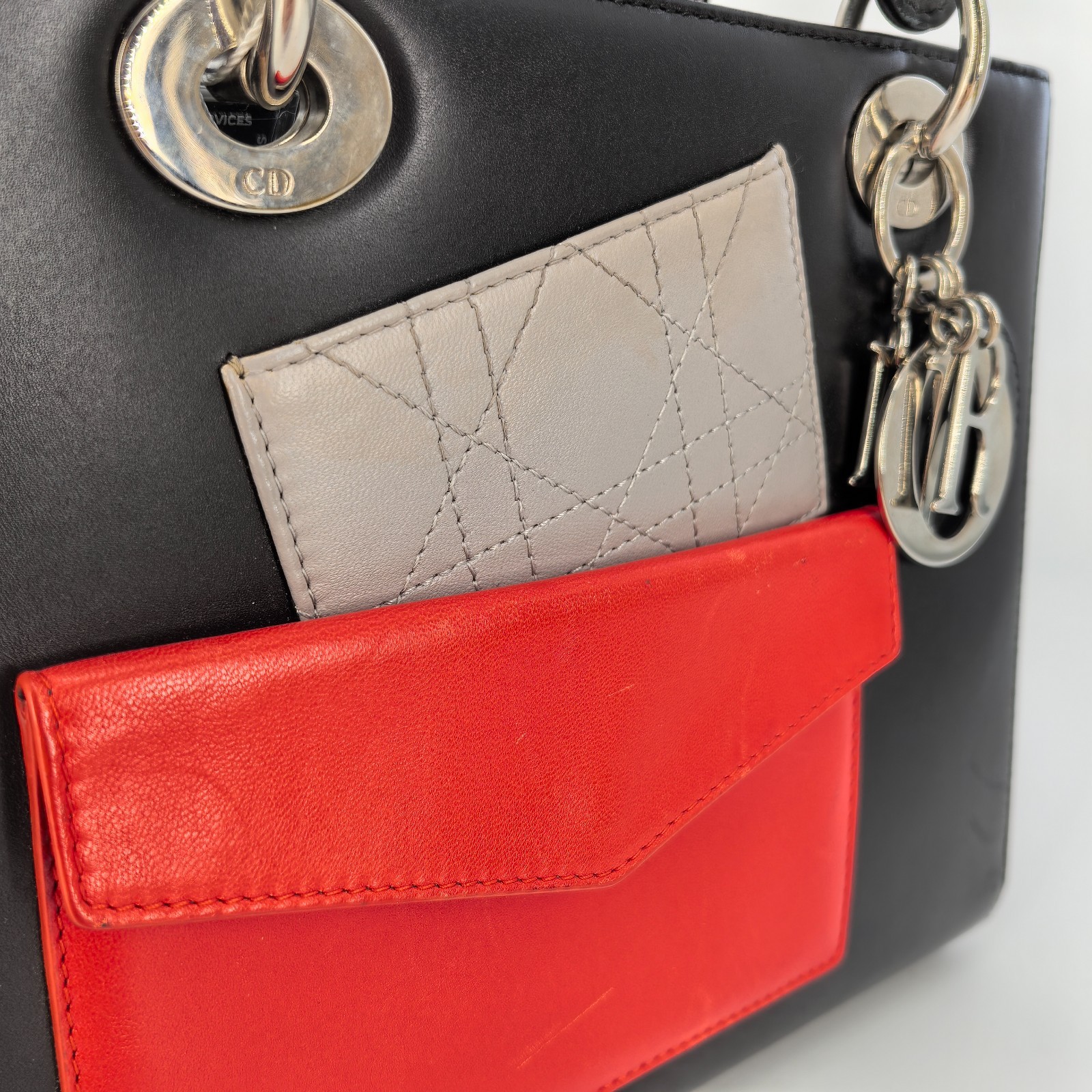 Calf Skin Leather Lady Dior Medium BF00257