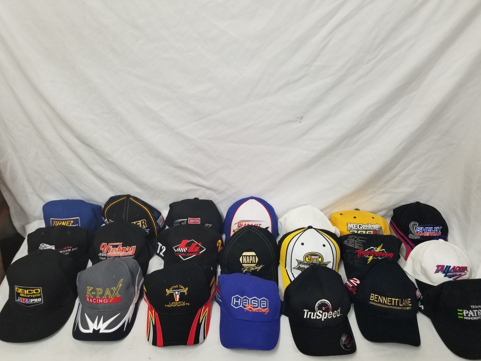 Racing Hats, Turner, Geico, NAPA, Mixed Team, Variation listing to Choose From