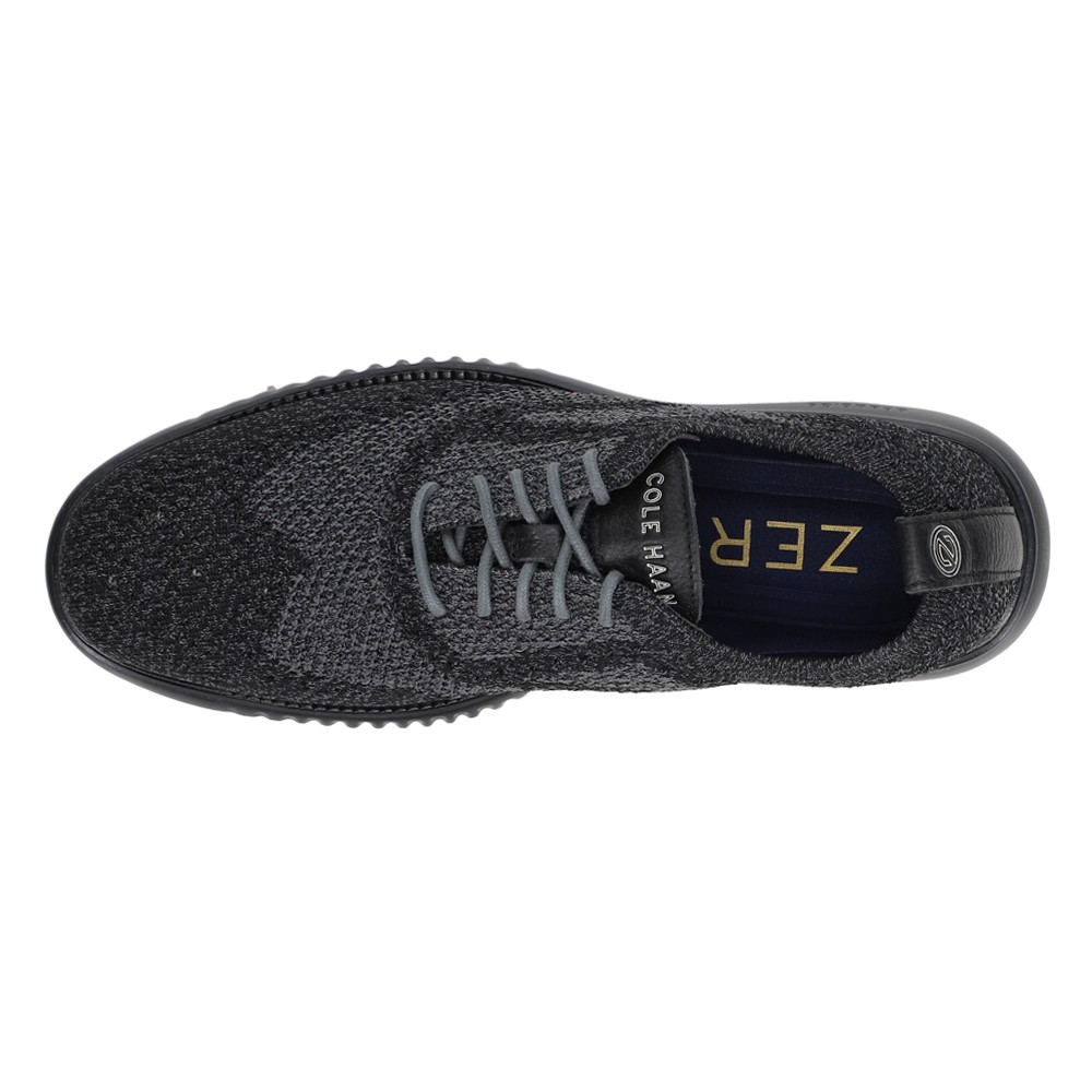 Cole Haan 2.Zerogrand Stitchlite Oxford Lace Up Mens Black Sneakers Casual Shoe