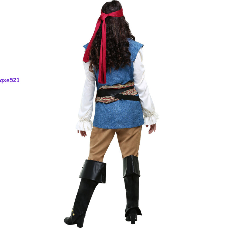 Pirates of the Caribbean sailor cosplay Costumes Halloween game clothing uniform