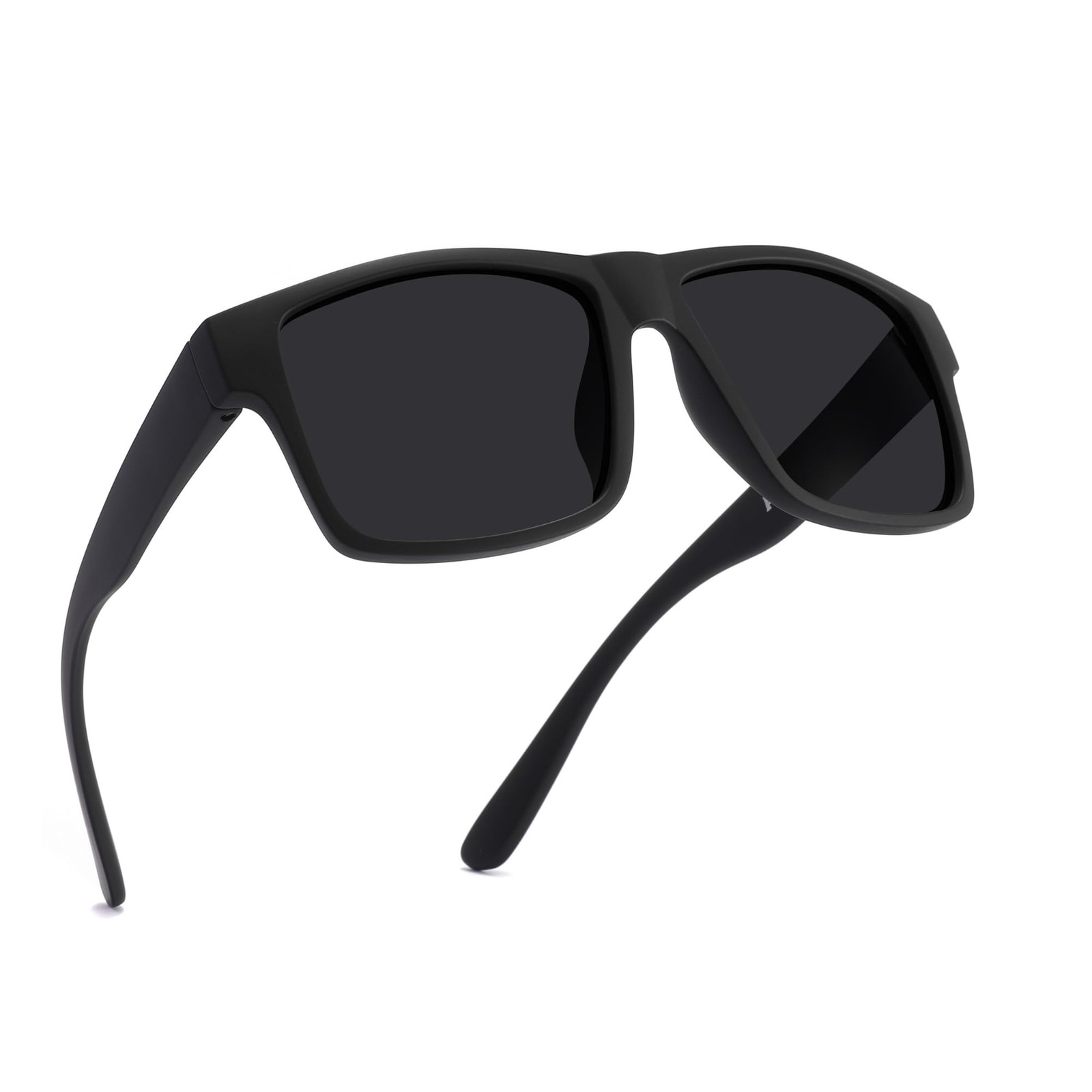 XXL Size Extra Large Fit, Matte Rubber Black| Polarized Black (Cat4)