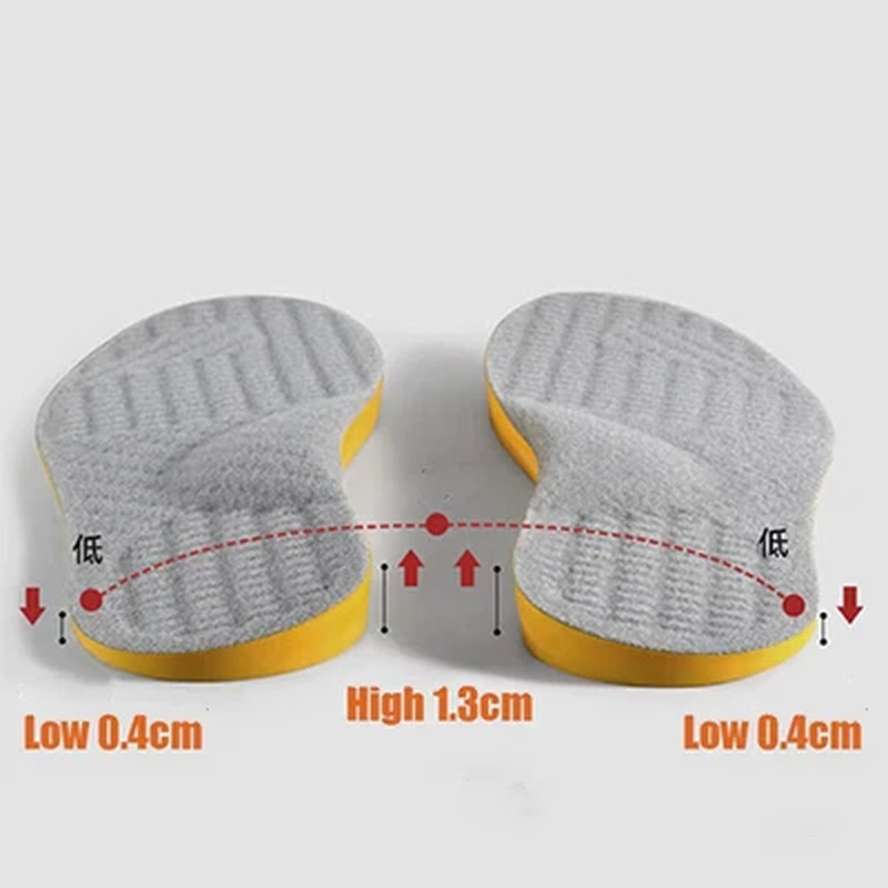 Flat Foot Orthopedic Insoles for Men Women Shoes Arch Support Insoles for Childr