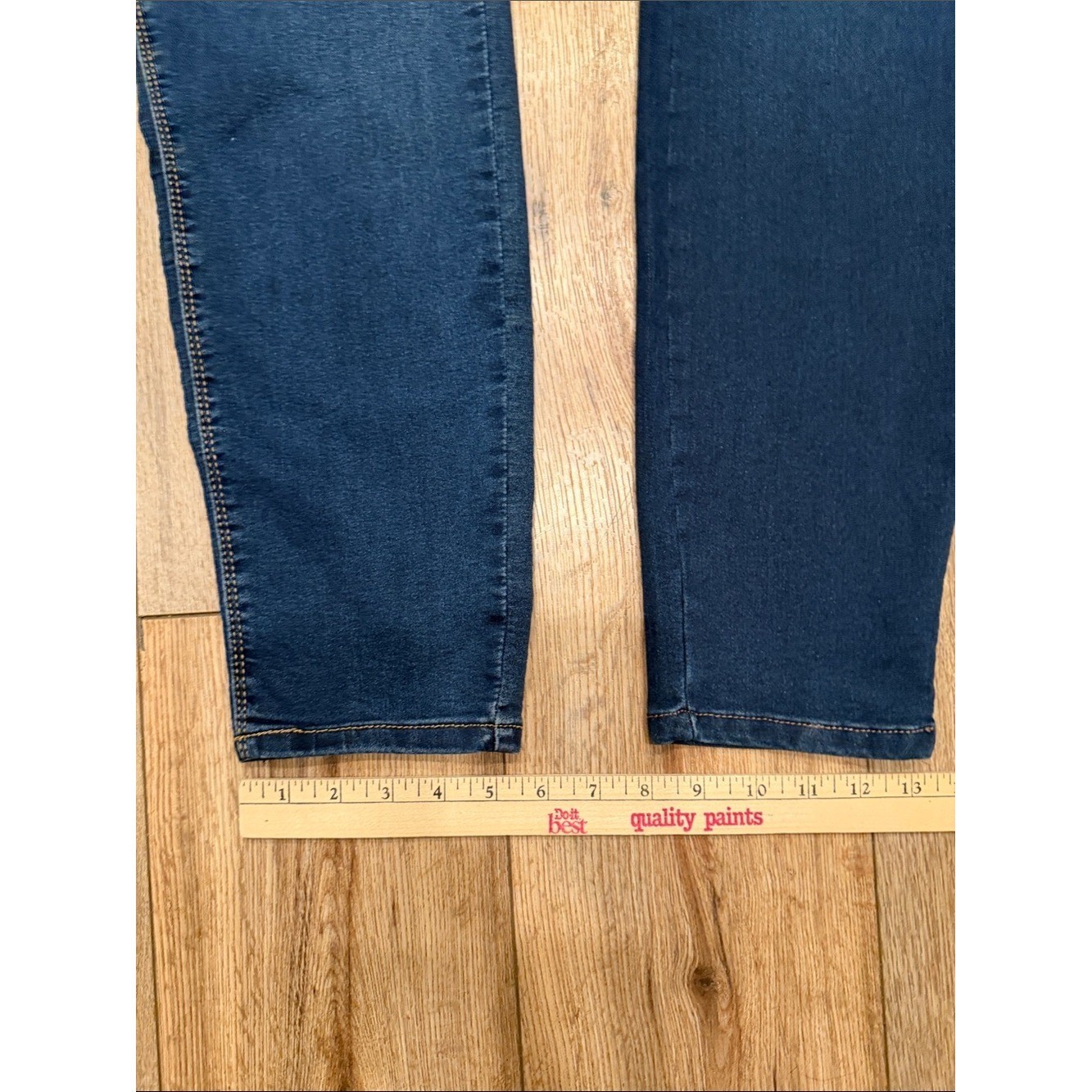 Curve Appeal Bundle (2) High Rise Skinny Jeans 14/32 Stretch Dark Wash