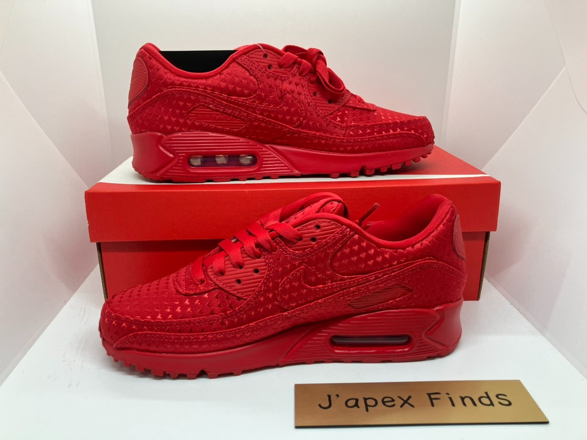 Nike Air Max 90 IB6606-600 Valentine’s Day University Red Men’s Size