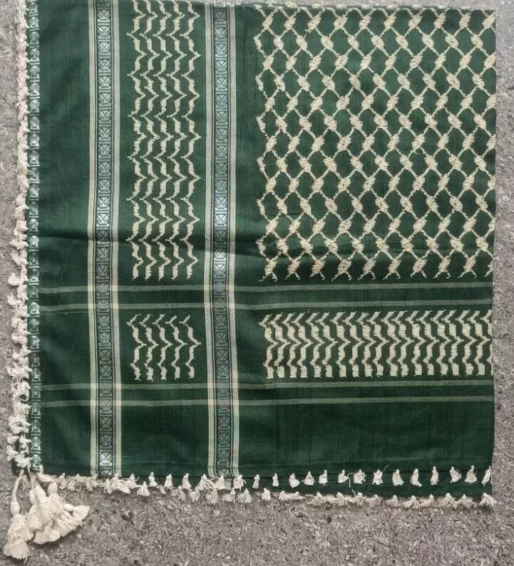 Solid Scarf Sheemagh Palestine Style ~Head Neck keffiyeh – Cotton Polyester
