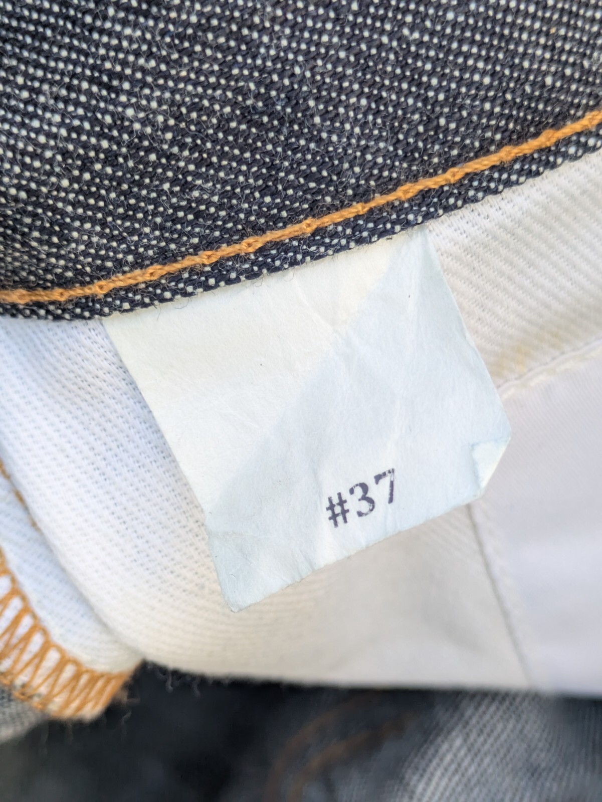 Mens Gustin #37 9oz Light Japan Selvedge Denim Cropped Slim Jeans 34×22.75 Raw