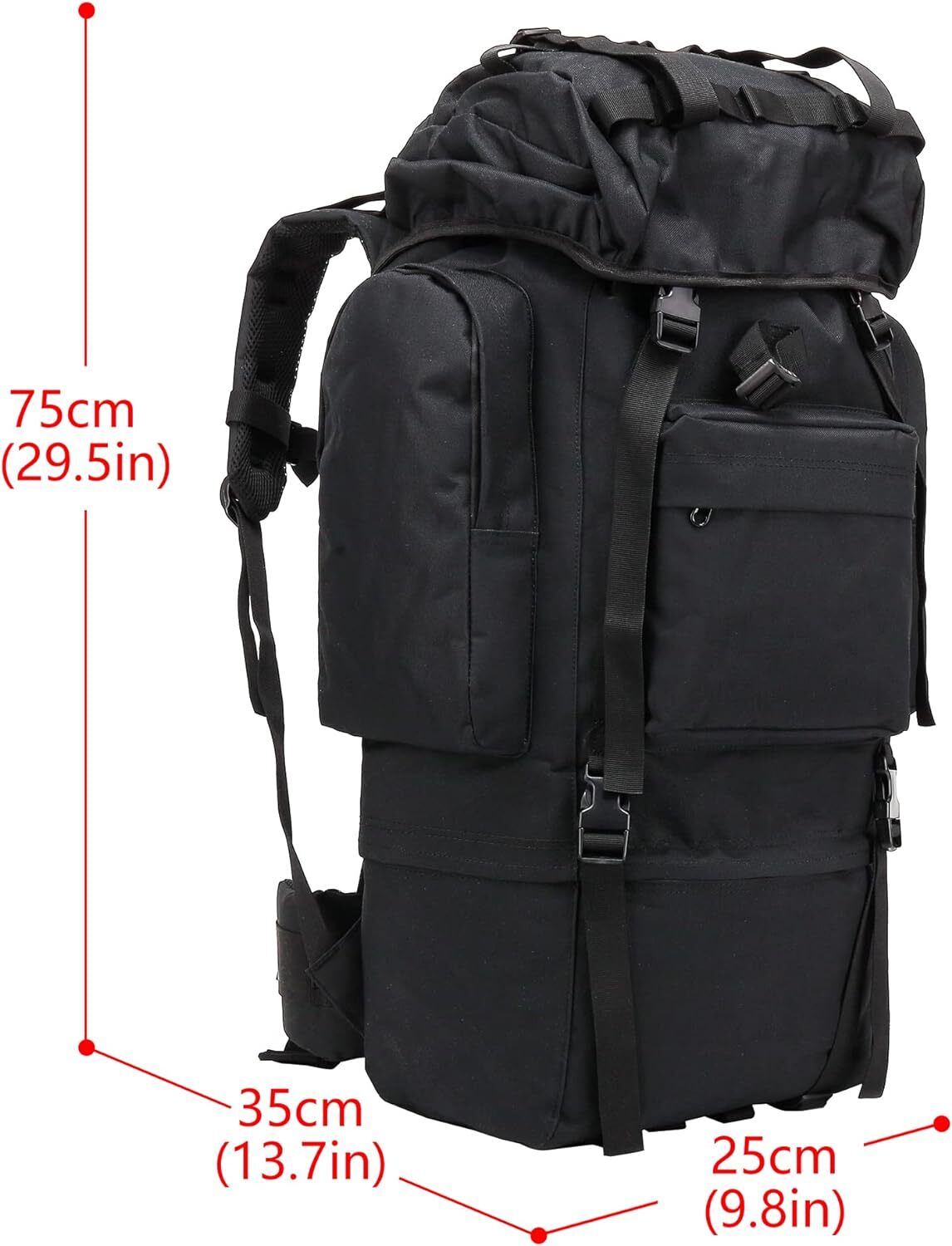 Military Tactical Backpack 30L-70L Large Outdoor Men 3 Day Assault Pack Rucksack
