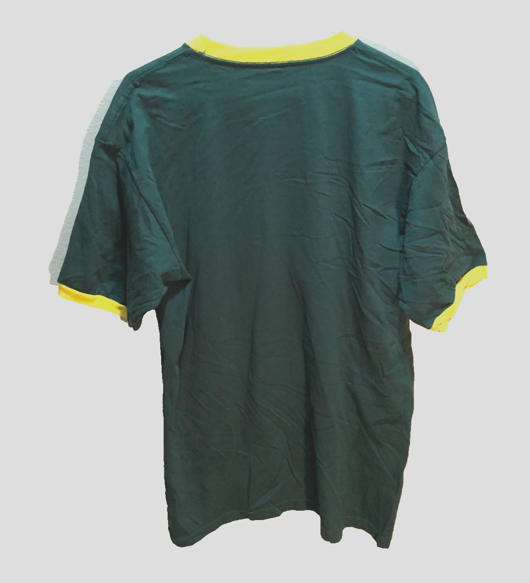 Houston Rockets Basketball Logo NBA 1971-72 Vintage 90s Green Ringer T-Shirt XL