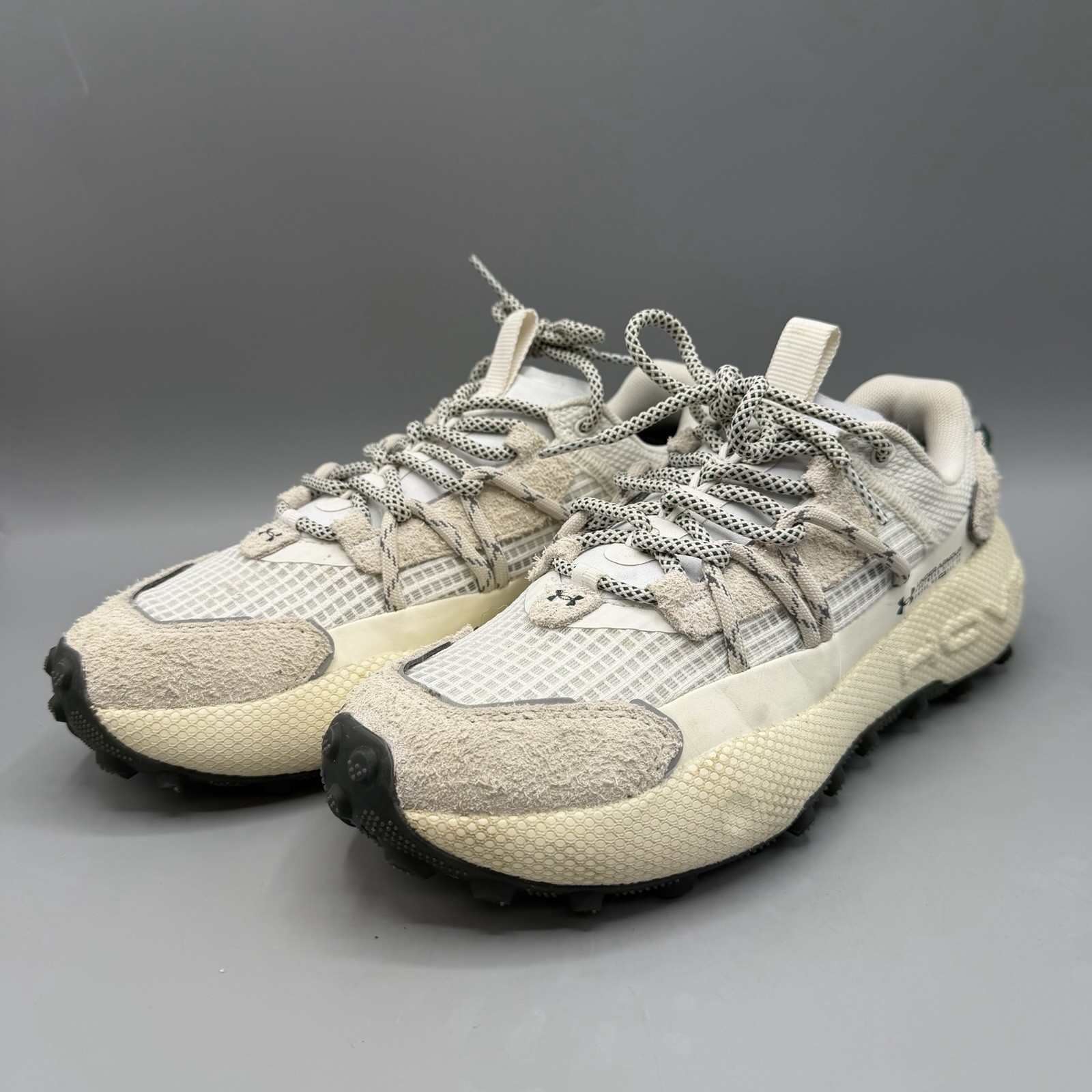 Under Armour Fat Tire Venture Pro HOVR Khaki Green Men 6.5 Women 8 3027212-104