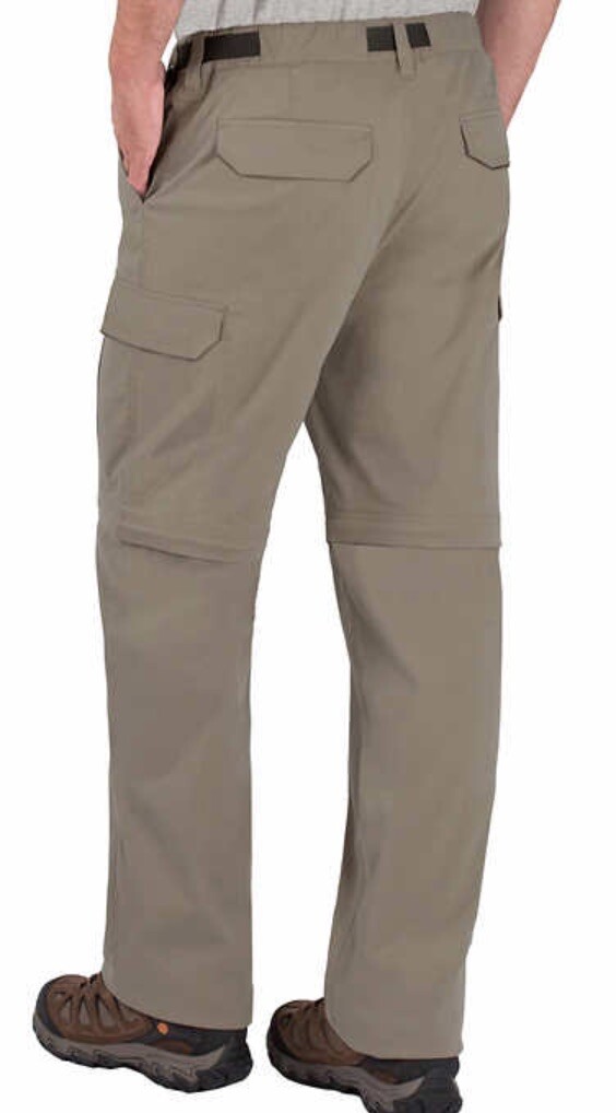 BC Clothing Men’s Convertible Stretch Cargo Hiking Pants/Shorts. Awesome Pant
