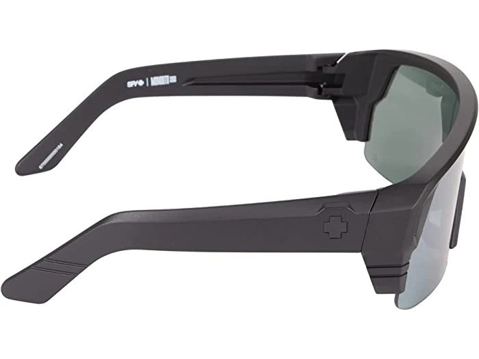 Spy MONOLITH 5050 Happy Gray Green with Black Spectra Mirror Shield Unisex