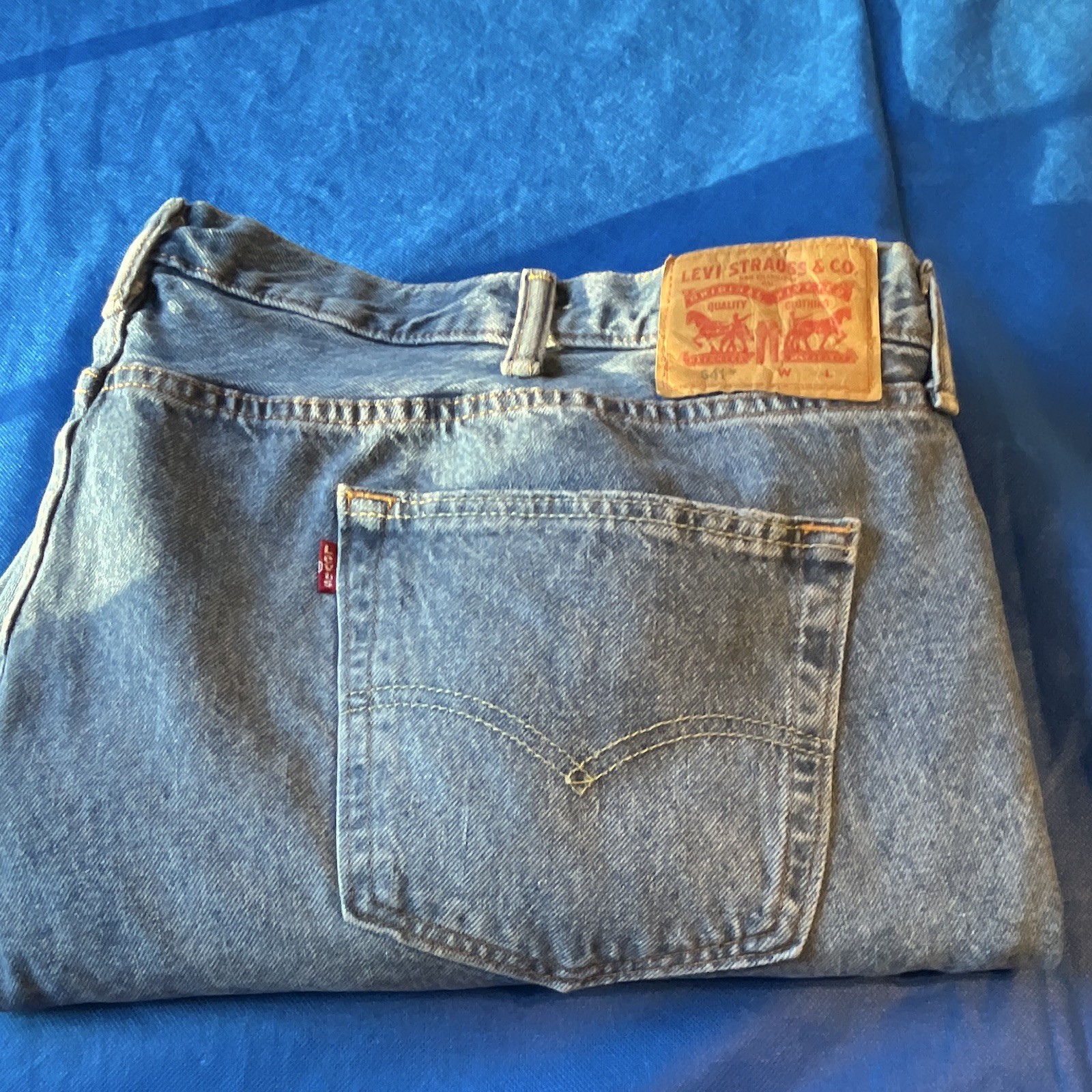 Levi’s 500 Series Straight Leg Jeans Blue Denim Light Wash 5-Pocket Big & Tall