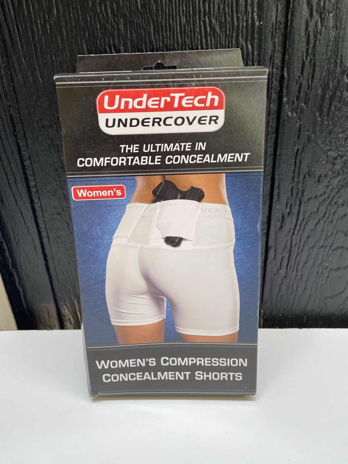 Women’s UnderTech Undercover Compression Concealment Shorts Large White NEW