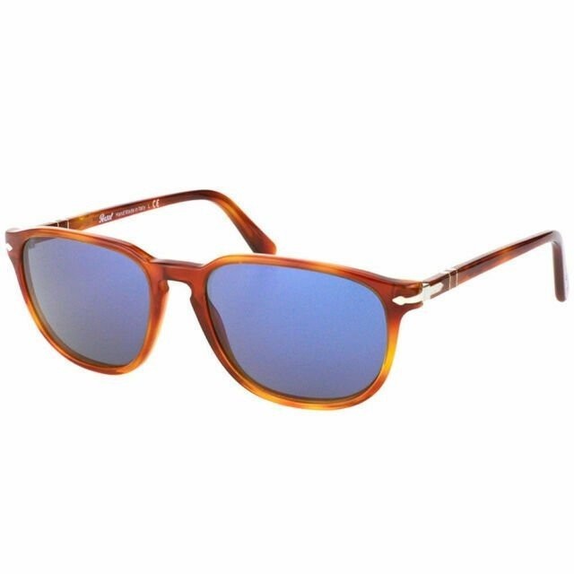 Persol Sunglasses PO3019S 96/56 Light Havana 52MM