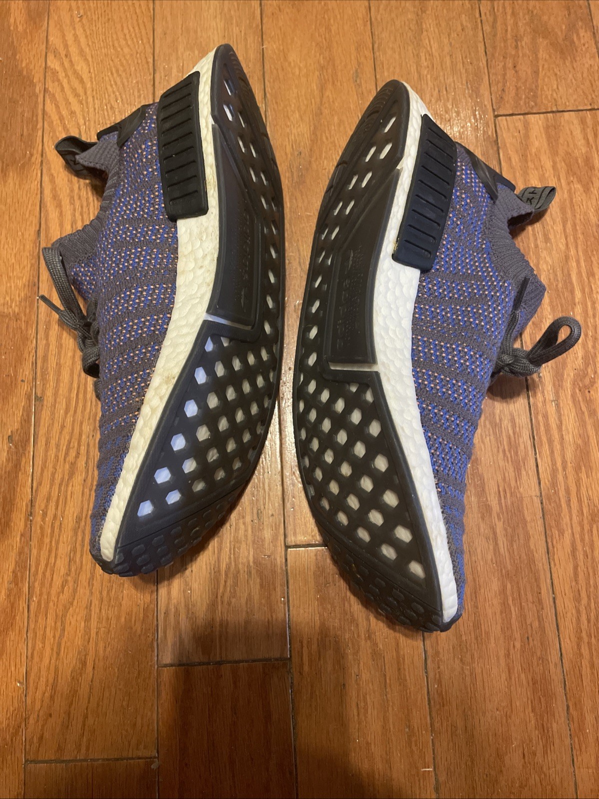 Adidas NMD R1 STLT High Resolution Blue PK Primeknit BOOST Men’s US 9.5 CQ2388