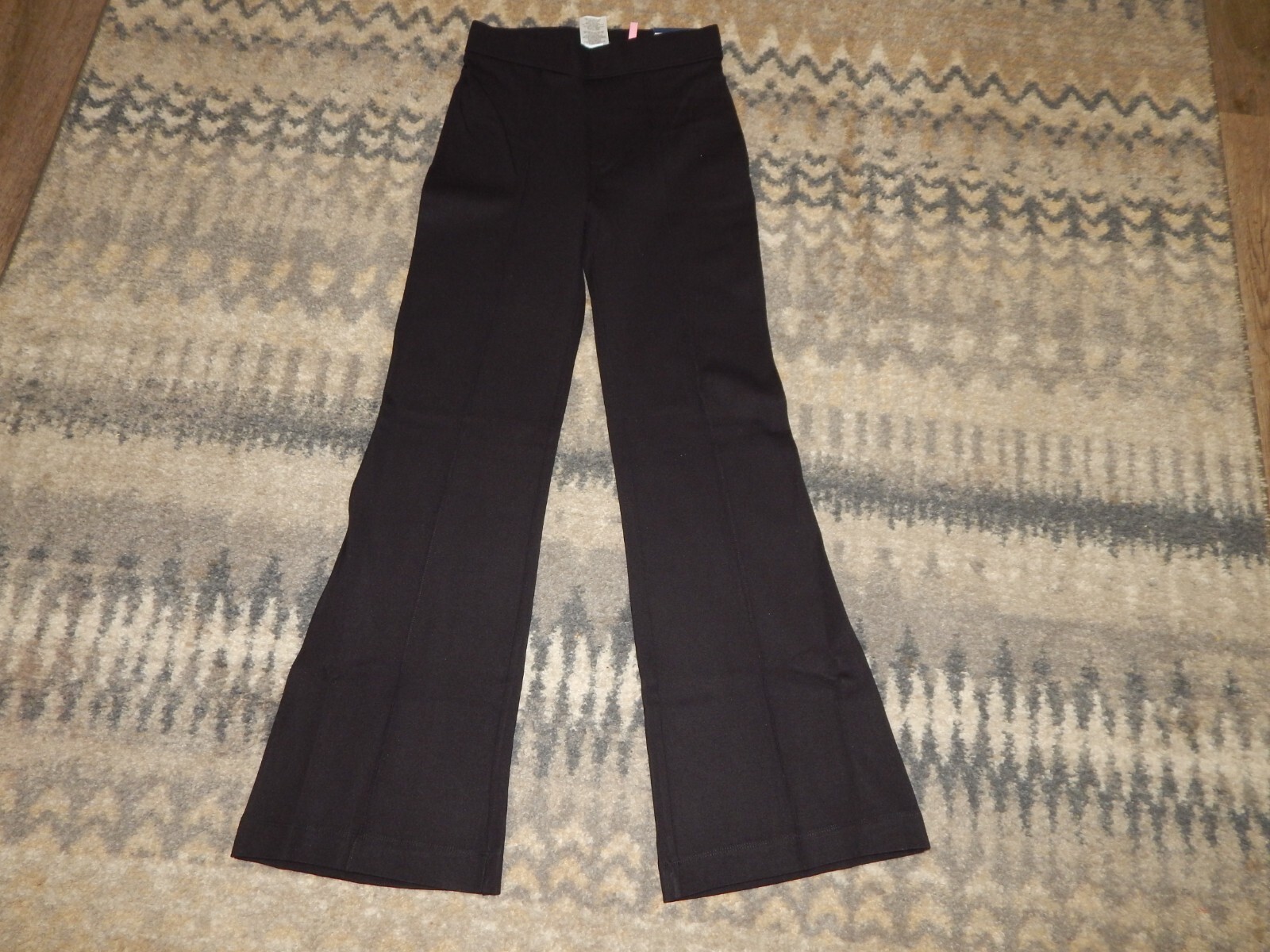 NWT Modern Ambition High Rise Flare Ponte Costco Black Pants Women’s Size Small