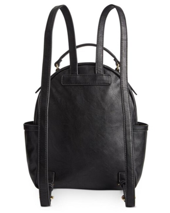 NEW w/ TAGS INC Riverton Backpack / Purse / Bag BLACK fits an iPad NWT
