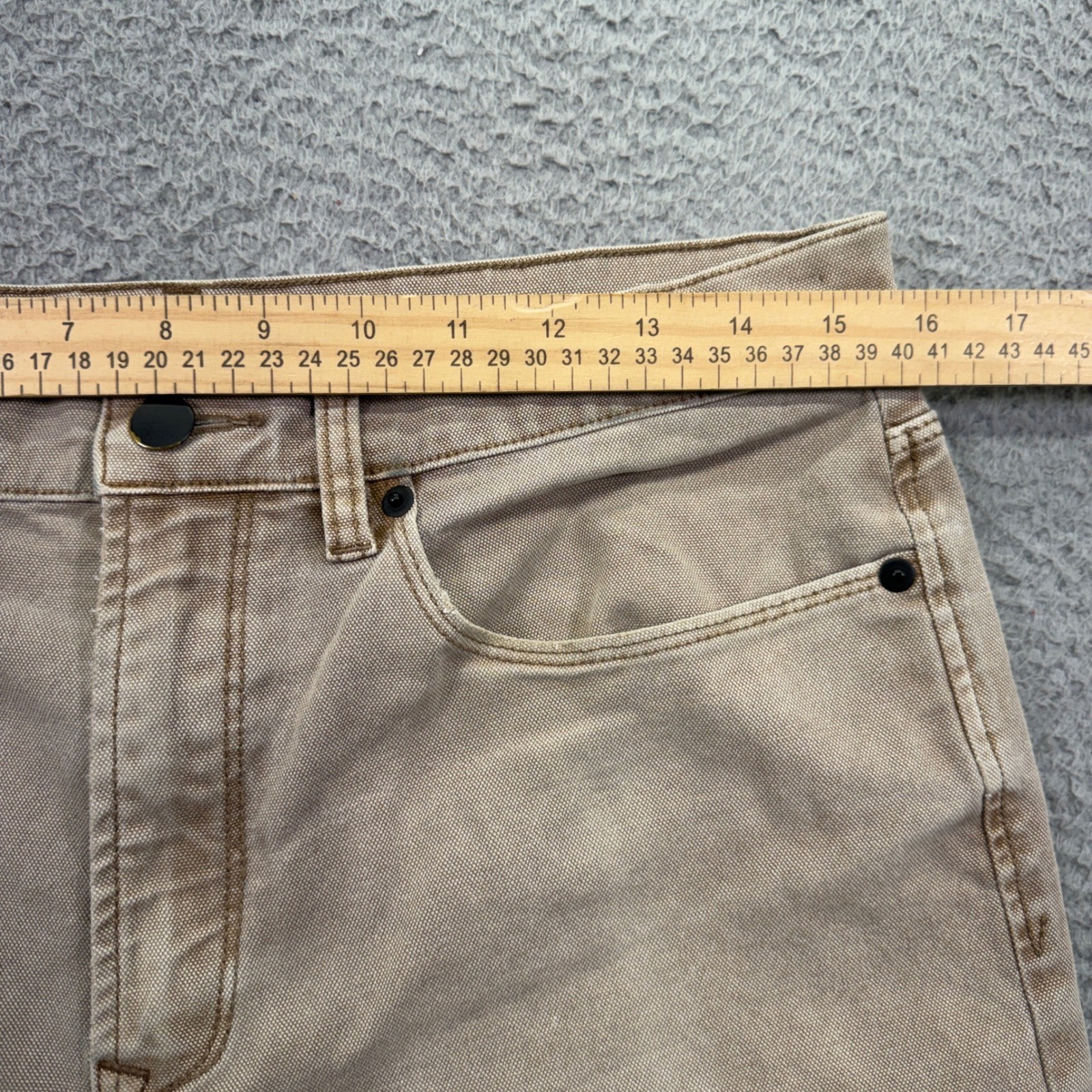 Proof Rover Pant Mens 31×30 Tan Khaki Sorbtek Canvas Slim Straight Huckberry