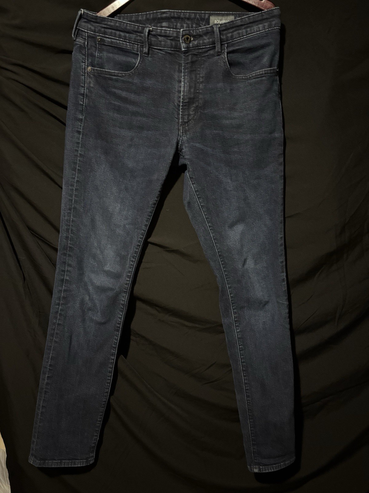 Bonobos Men’s Jeans 34×34 Slim Straight Blue Denim
