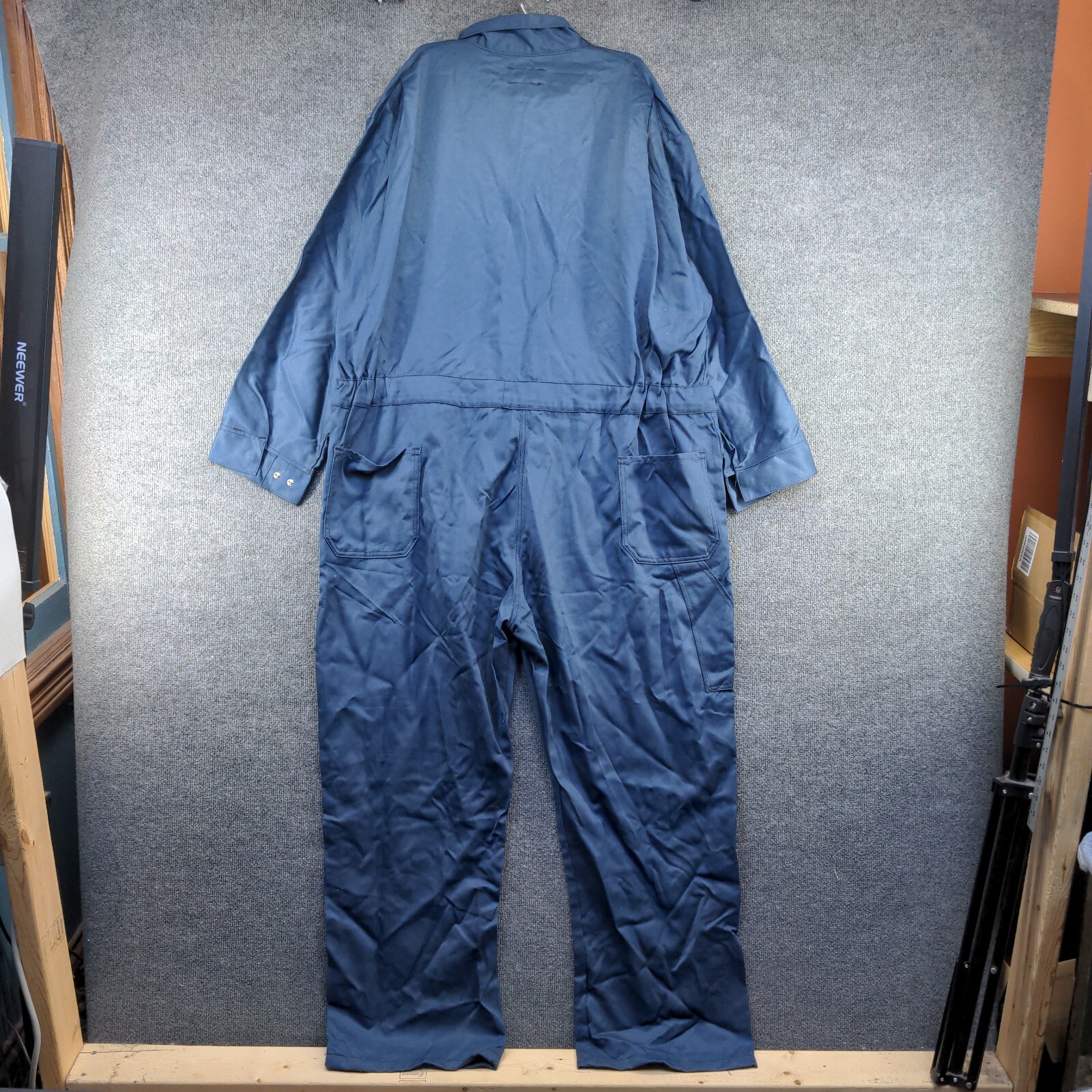 Steel Grip Inc. Men’s Coveralls Blue Size 58 Flame Resistant Alum Splash Resist