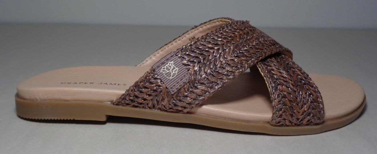 Draper Size 9 M / ALEX / Brown / Raffia Woven Sandals / New Women’s Shoes