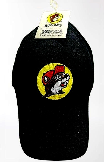 NEW Black Buc-ee’s Logo Bucees Bucky’s Buckeys Gas Station Beaver Hat Cap Adult