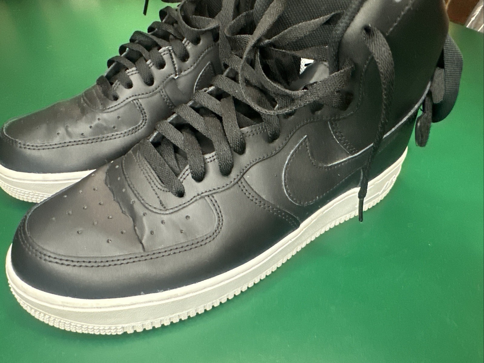 M Size 11 – Nike Air Force 1 High ‘07 Black/Black-White 315121 050 *Used* W/ BOX