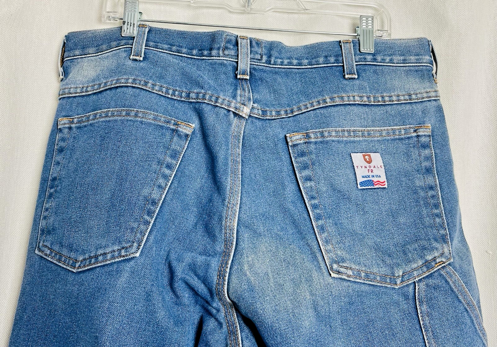 Tyndale FRMC Jeans Mens 36×32 Flame Resistant Workwear Blue Denim Pants F290T