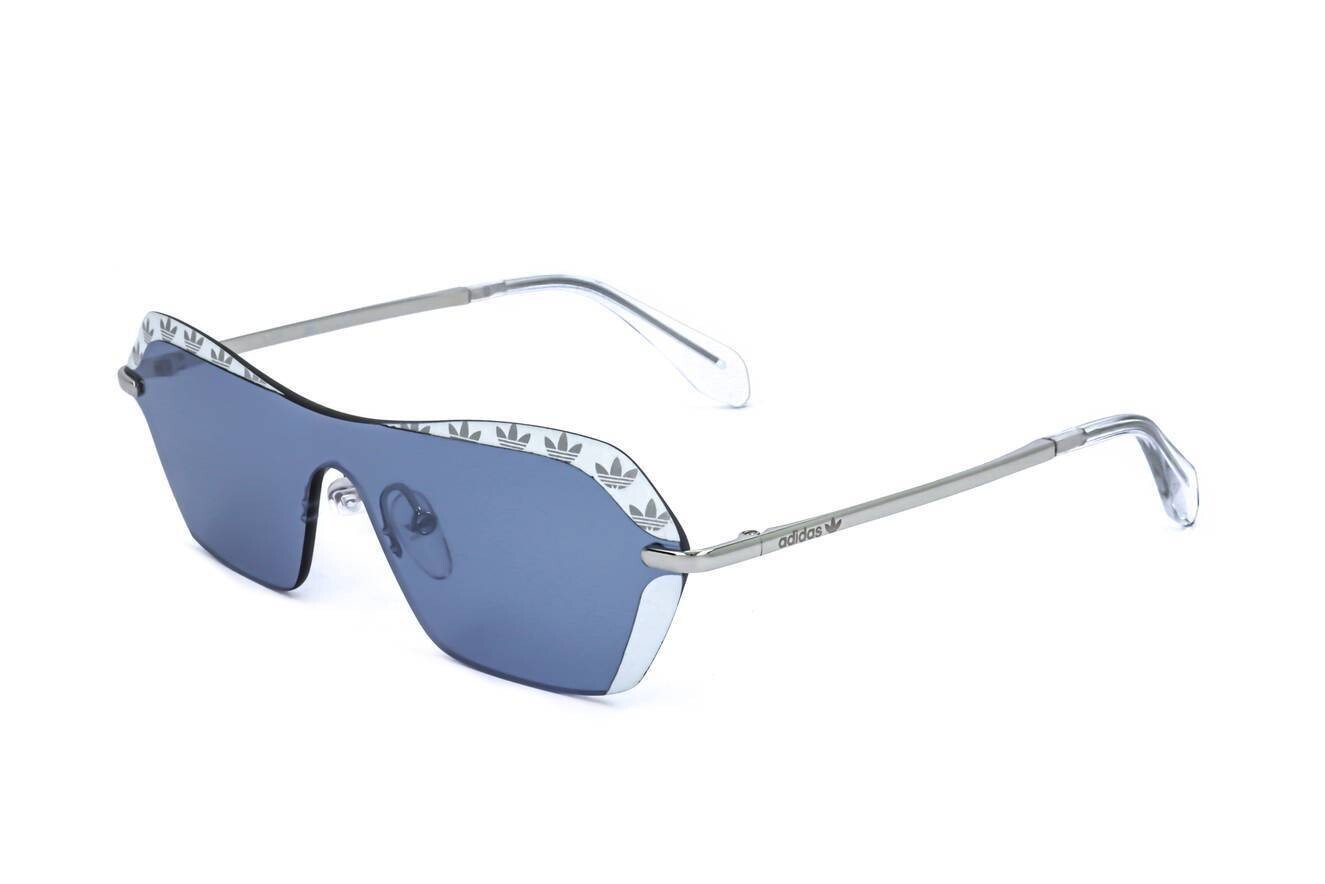 NEW ORIGINAL ADIDAS OR0015 24C White/Mirrored Gray Sunglasses 136mm 20 135