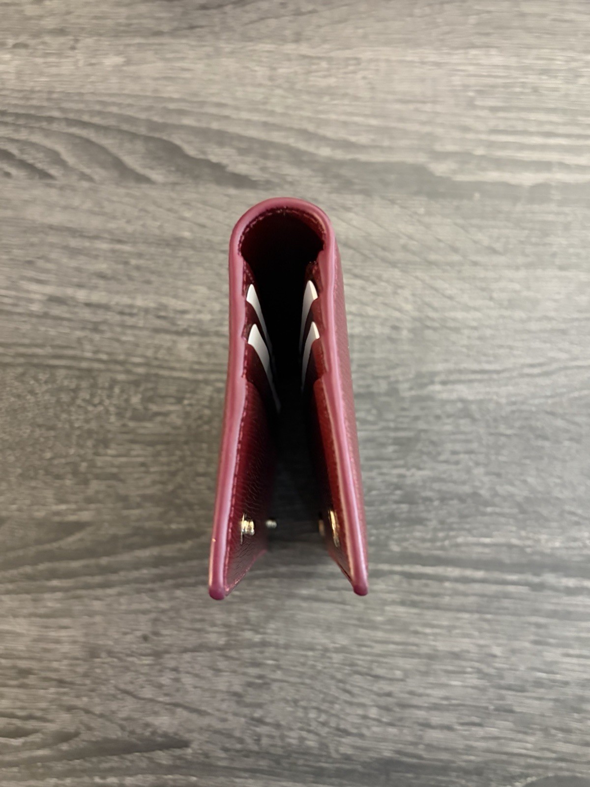 Gucci Red Ancora Leather Continental Wallet