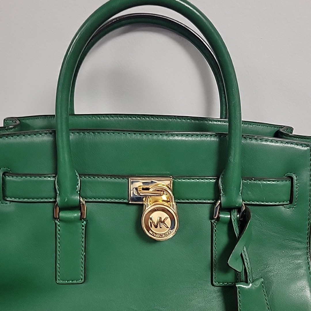 Michael Kors Large Satchel Savannah Moss Green