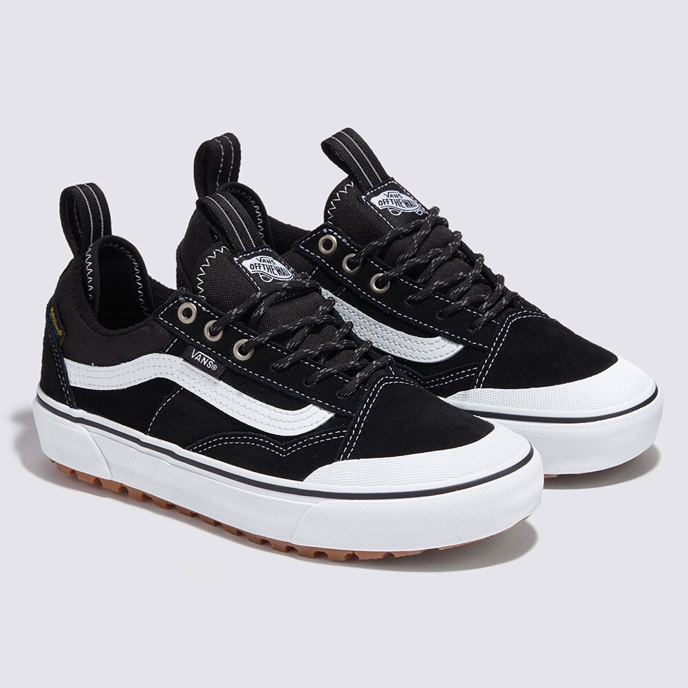 Vans MTE Old Skool Waterproof Skate Sneakers Black/White VN000CVNBA2 US 4-13