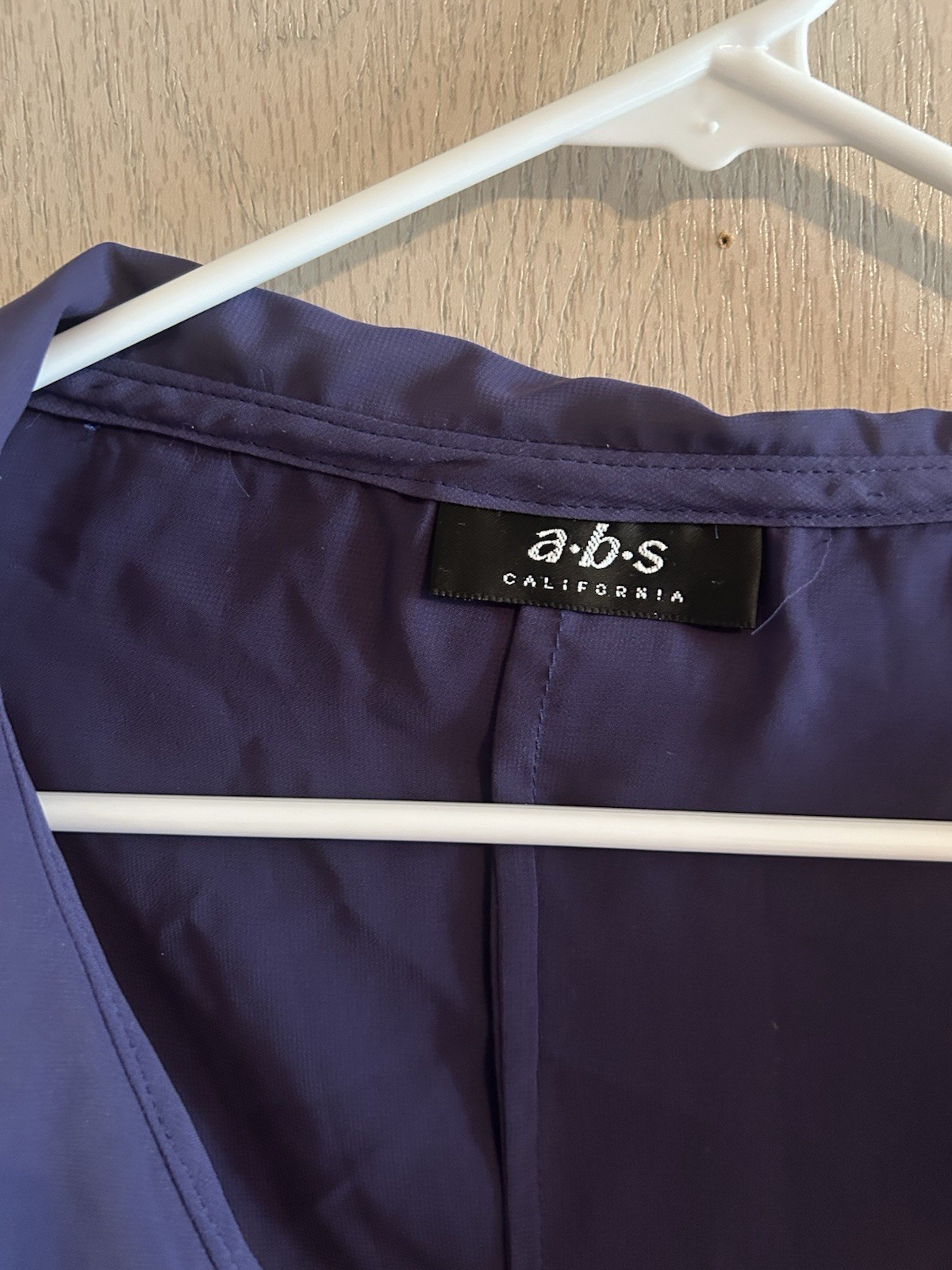 Y2K ABS Purple Wrap Top Size S