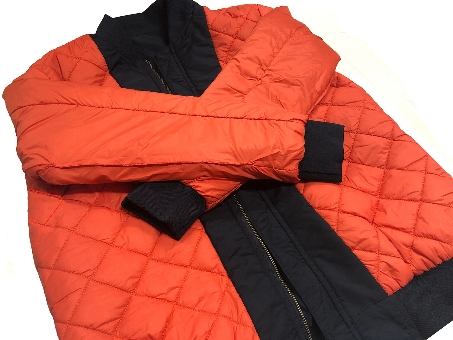 Men’s Premium Bomber Jacket Full Zip Up Quilted Lined Pilot Jacket Casual Work
