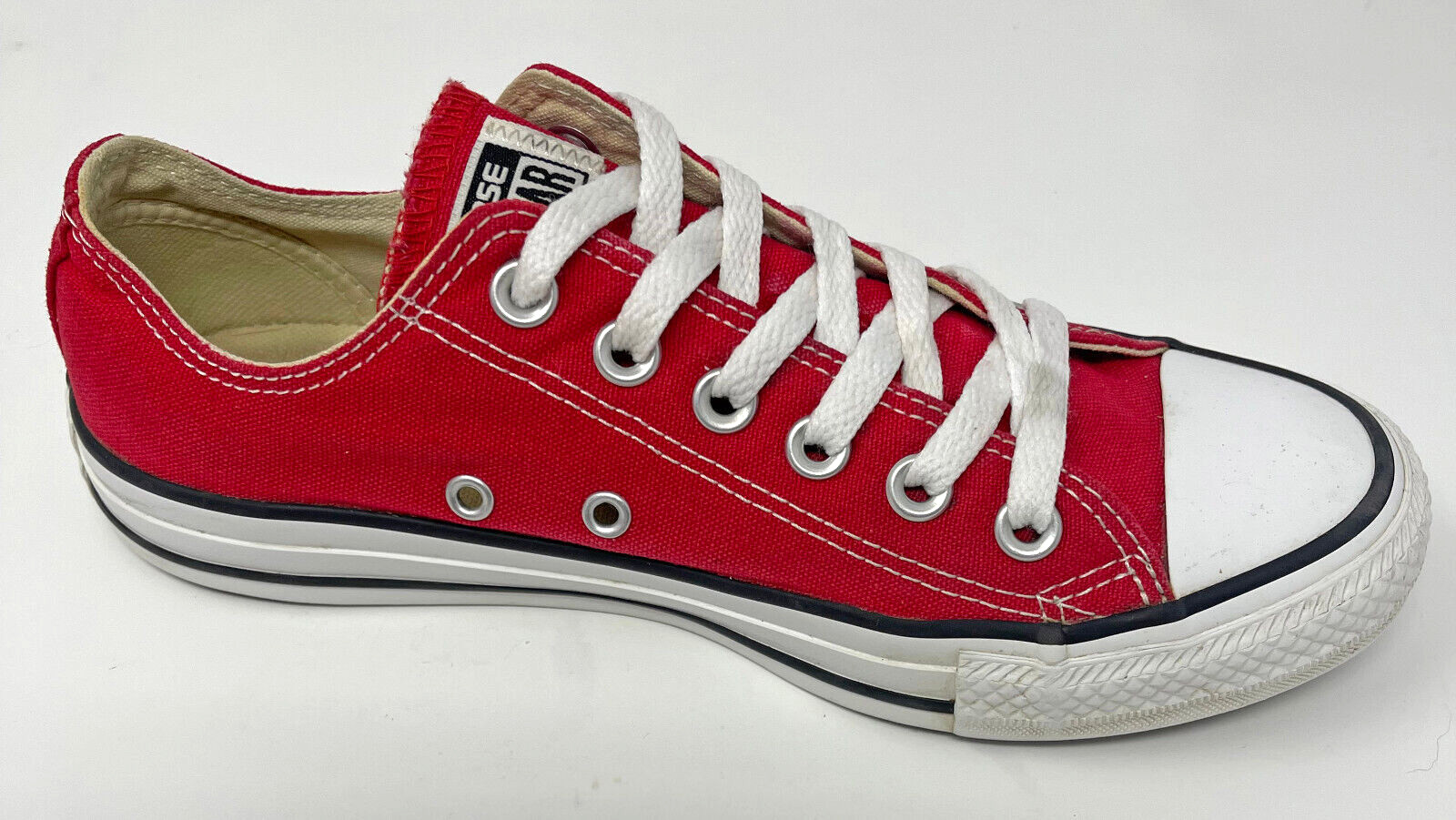 Converse Chuck Taylor Red M9696 Low Top Ox Men 5 Women 7 All Star 2013 Used
