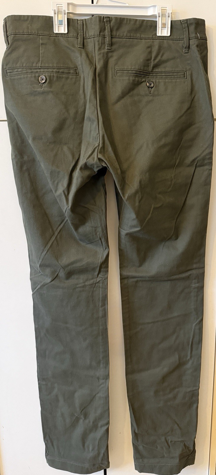 Men’s Goodfellow Gray Chino Pants, 32×34, Slim Fit, Excellent Condition
