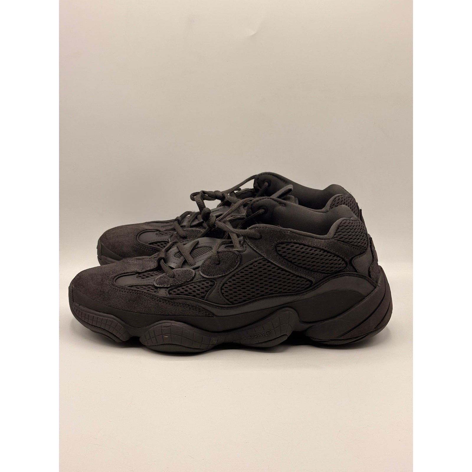 ADIDAS YEEZY 500 Utility Black Sneakers Sz 12