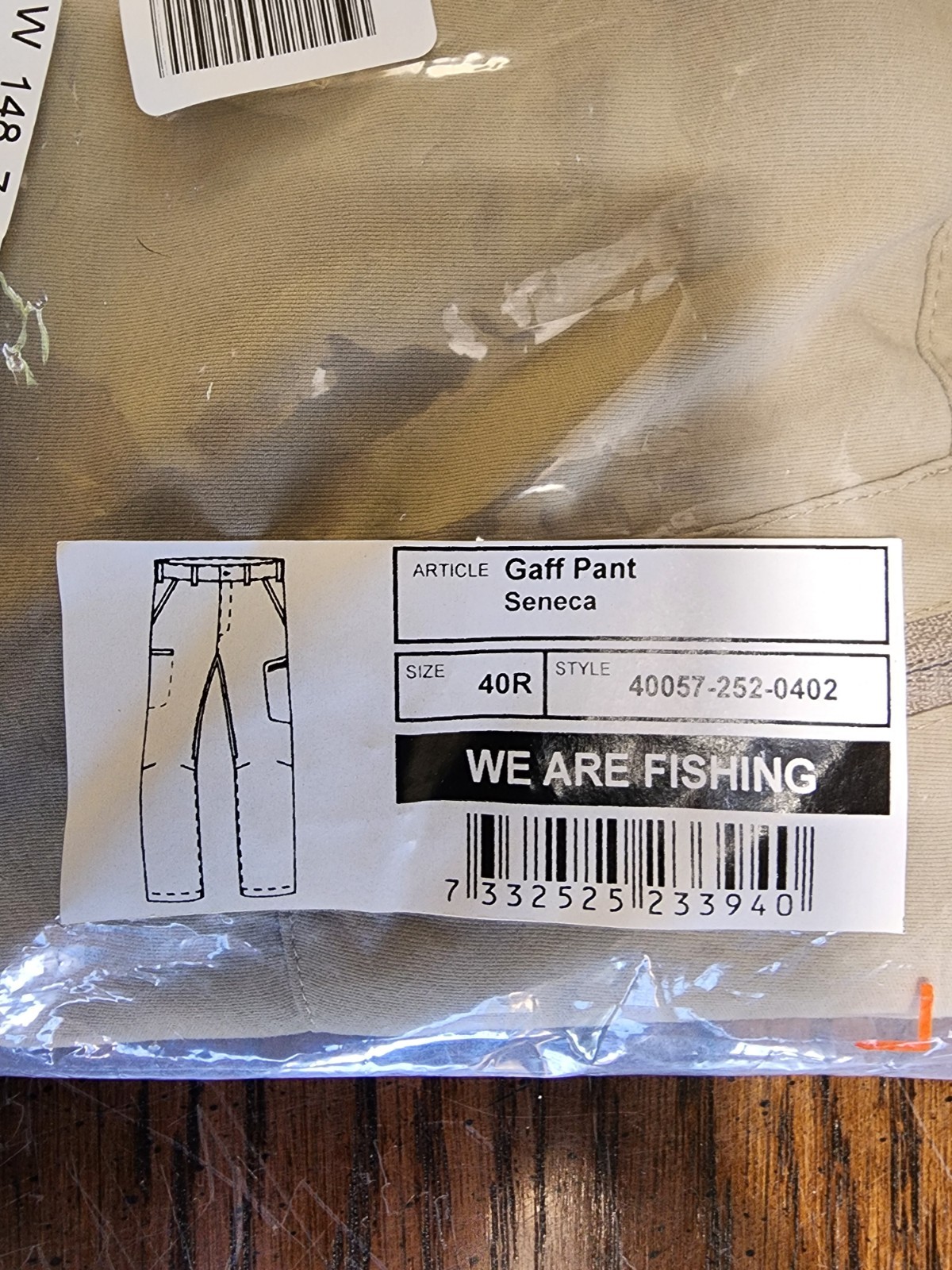 Grundens Gaff Pant in Seneca 40 Seneca color