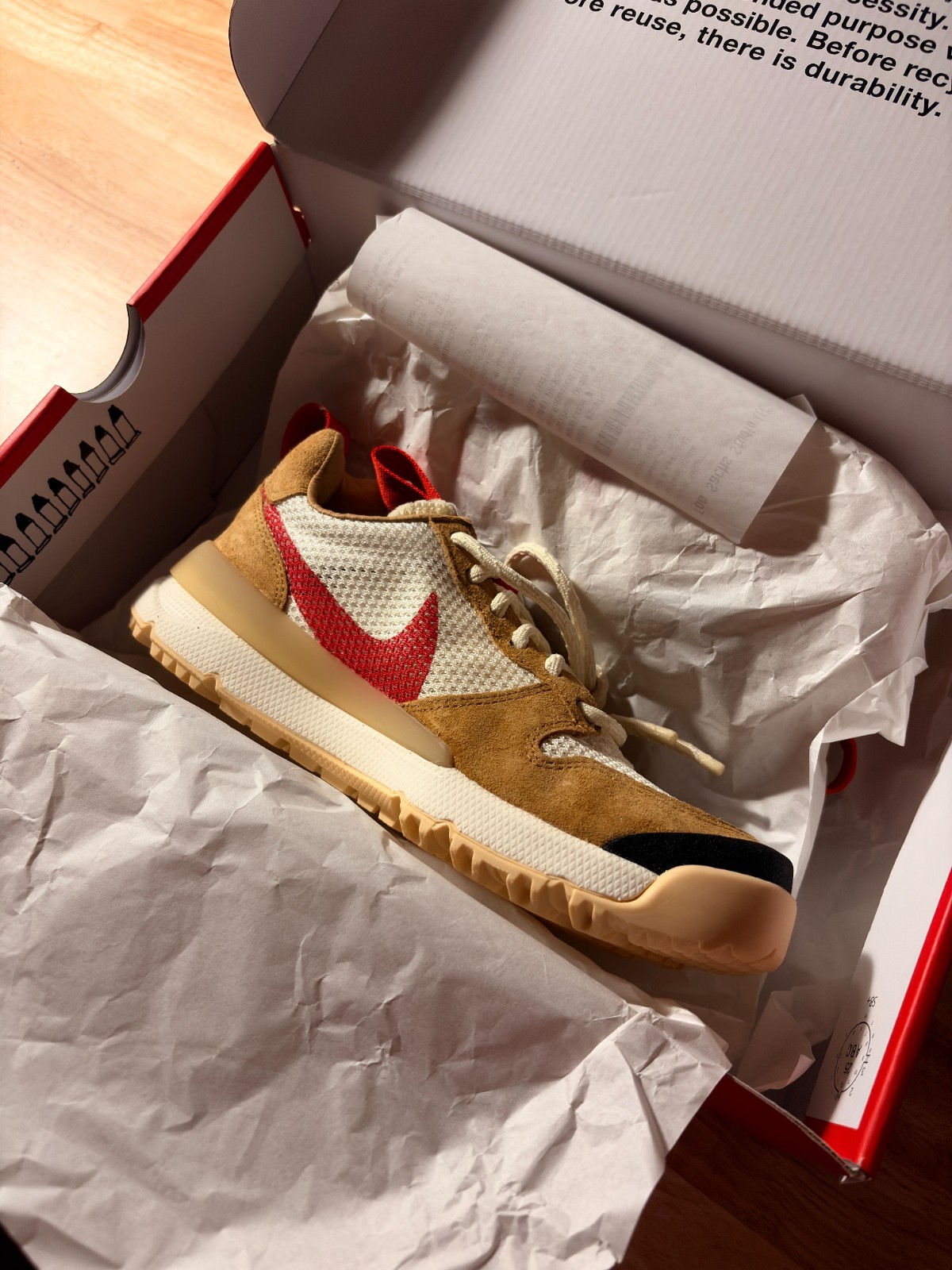 Tom Sachs x Nike Mars Yard 3.0 (Size 4.5 M / 6.0 W) DS BNIB