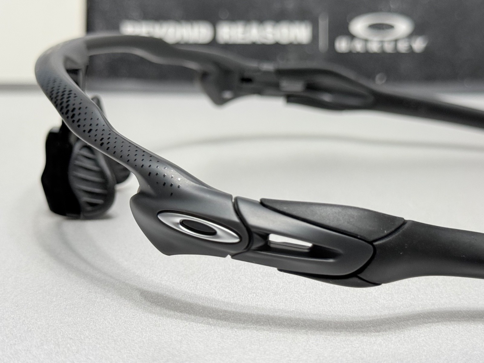 Oakley Radar EV Path High Resolution Carbon w/ Satin Silver Icons SKU# 9208-D338