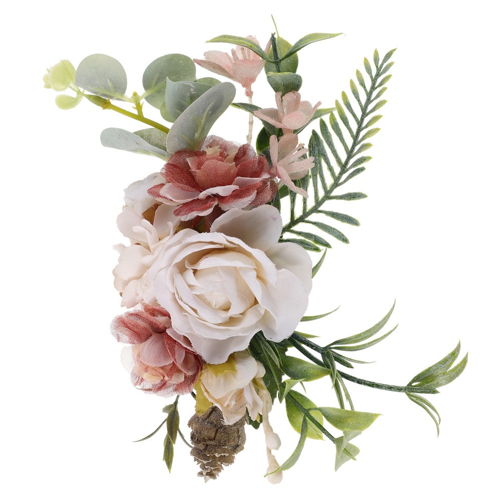 Decorative Wedding Hair Accessories White Bridal Hair Side Comb for Women