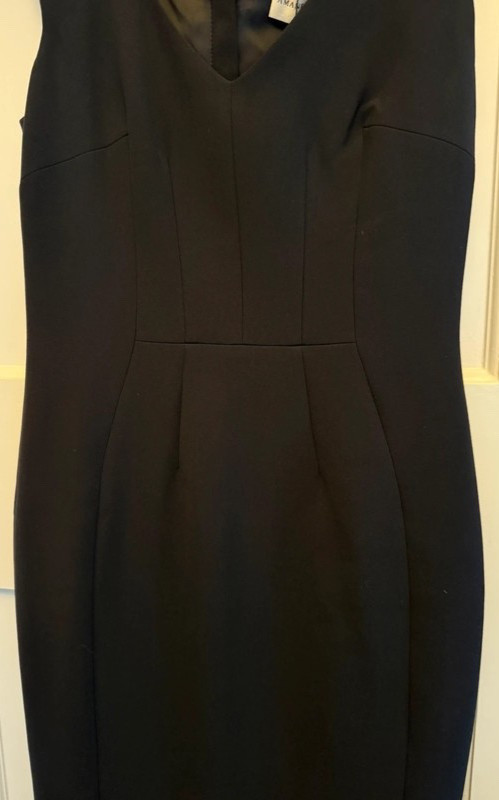 UK 10 Amanda Wakeley Springsteen Sleeveless Midi Dress Midnight Navy BNWT ASO