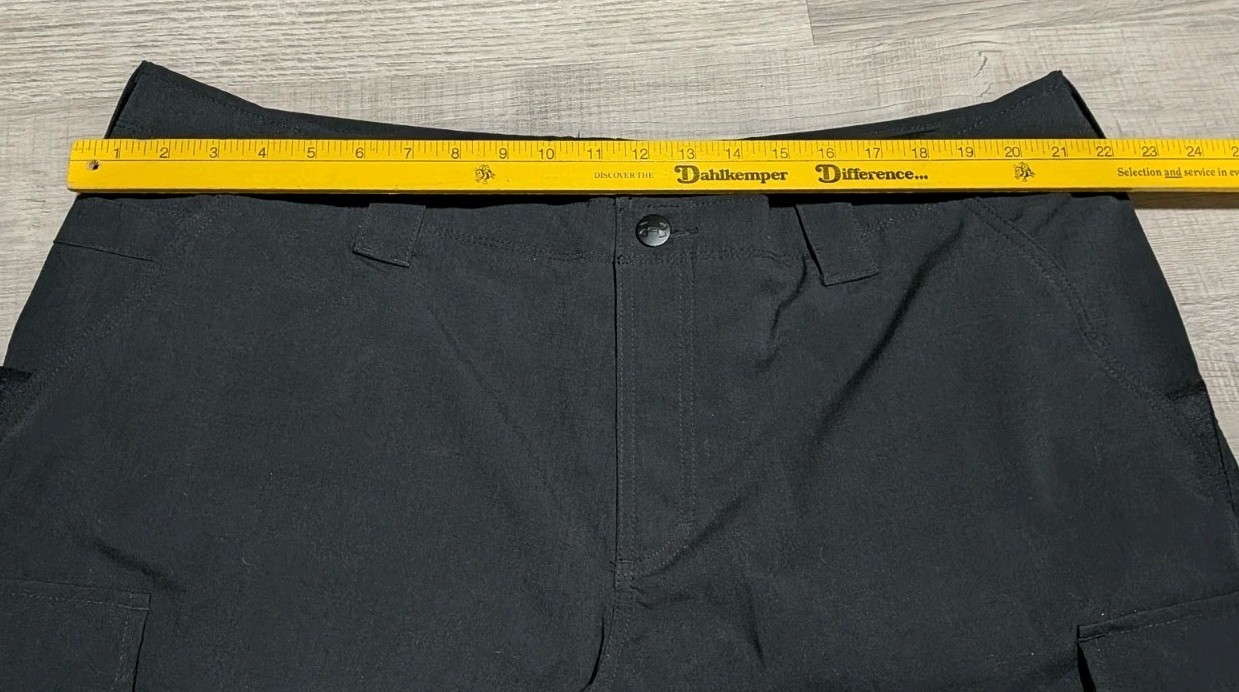 Under Armour Storm Tactical Patrol Pants Men 42×32 Cargo Loose 1265491 Black