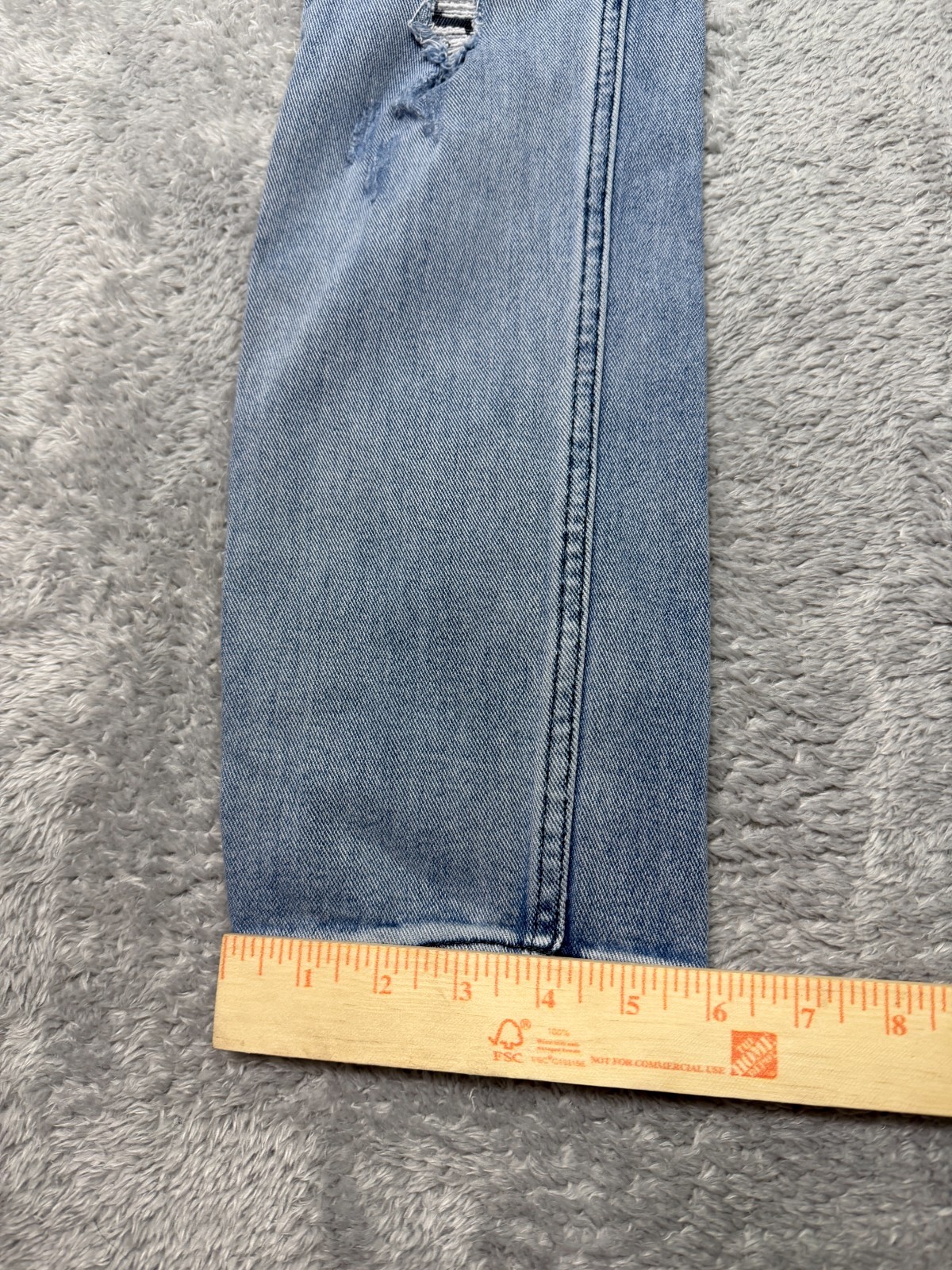 Ksubi Chitch Jeans 32×29.5 Philly Blue Distressed Skinny Stretch Button Fly